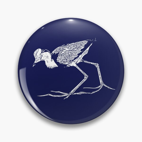 Item preview,  Comb-Crested Jacana White Print designed and sold by designsasstultd.