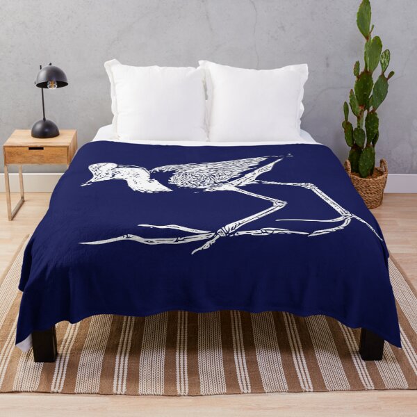 Item preview,  Comb-Crested Jacana White Print designed and sold by designsasstultd.