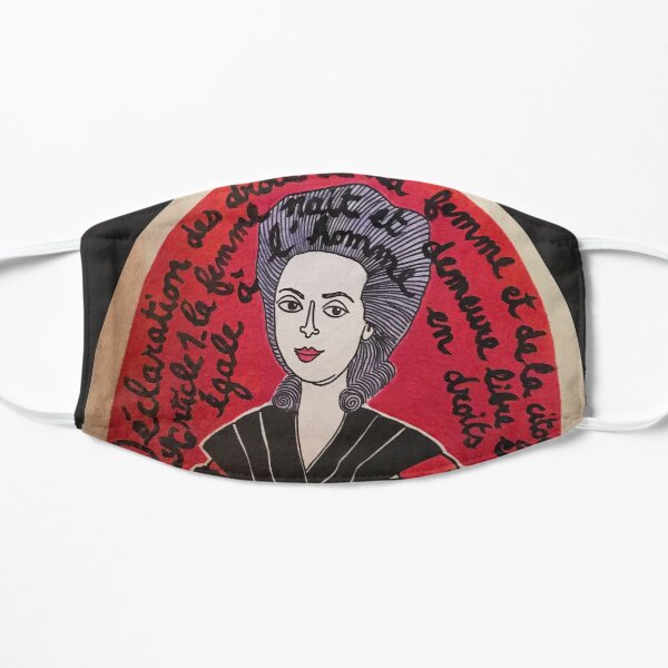 Olympe de Gouges street art Mask