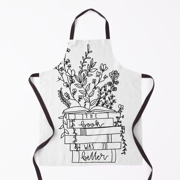 Item preview, The Book Was Better Floral Monochromatic designed and sold by EllBell-Designs.