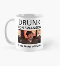 Betrunkener Ron Swanson ist mein Geist-Tier Tasse