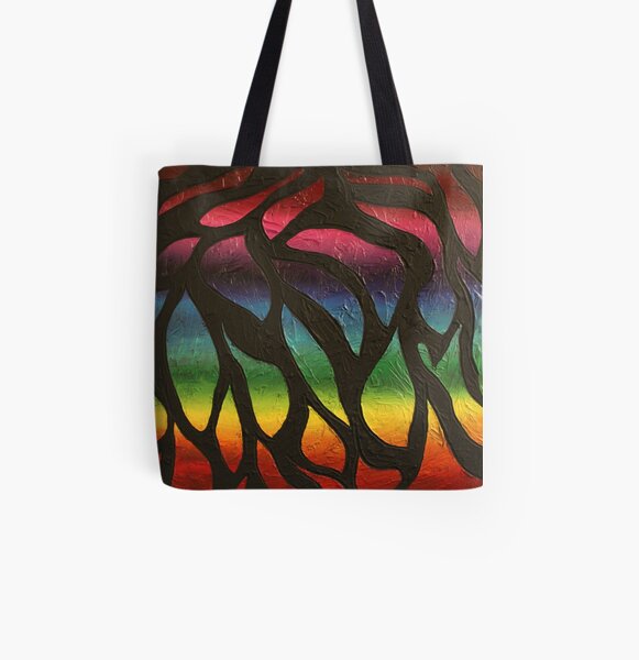 Fire Flame Painting All Over Print Tote Bag
