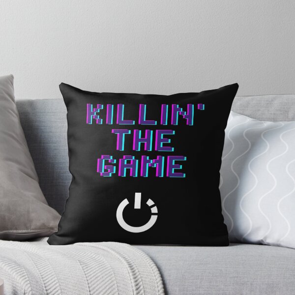 Item preview, Killin' the Game - White Button designed and sold by Wisps & Whiskers Designs.