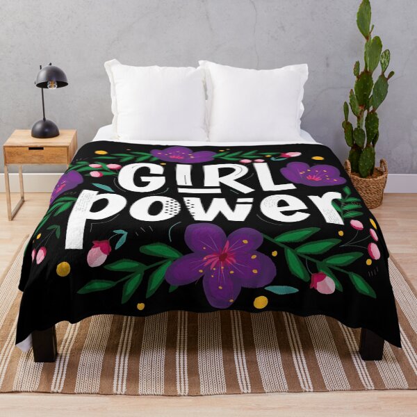 Item preview, GRL PWR FLOWER FEMINIST BOLT designed and sold by femyay.