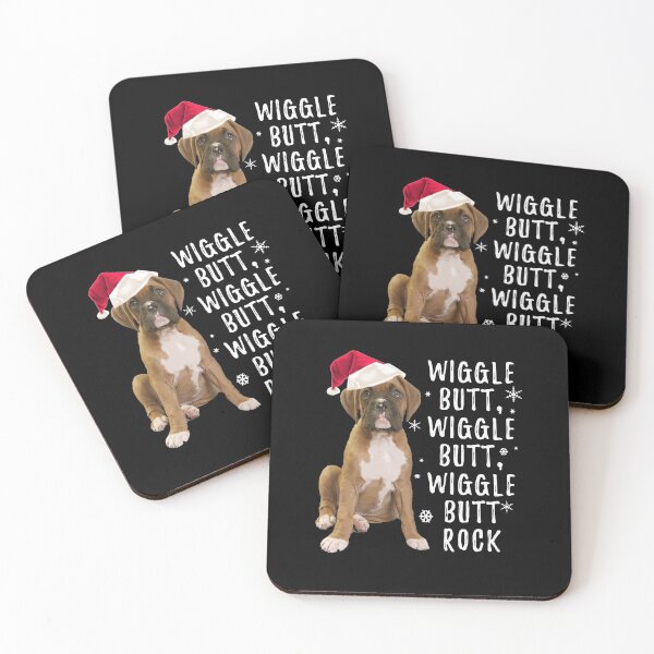 Item preview, Wiggle Butt Rock, Boxer Dog Sweater for the Holidays designed and sold by 3QuartersToday.