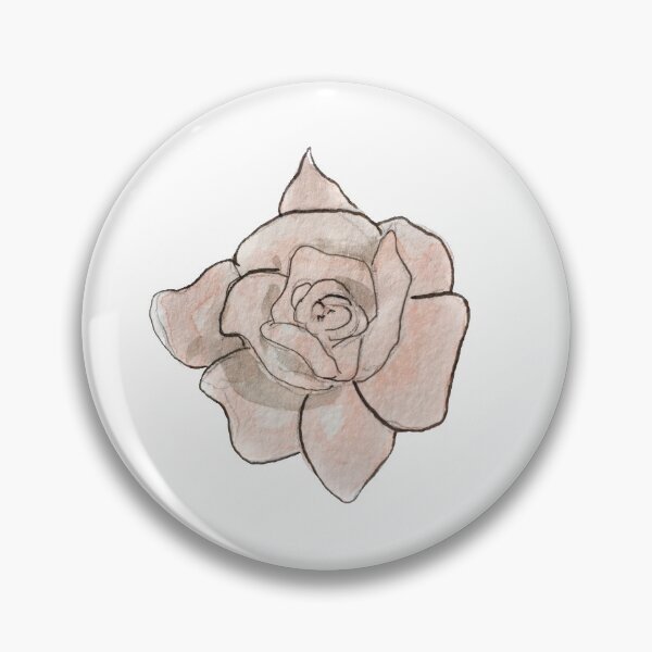 Item preview, Pink Rose Illustration in Watercolor designed and sold by Regan Ralston.