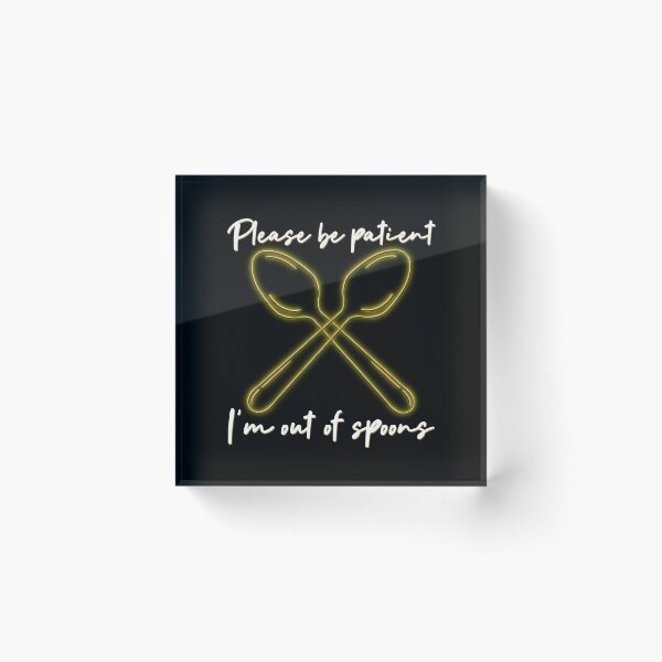 Item preview, Yellow Neon Out of Spoons designed and sold by Elle  Hazlett.