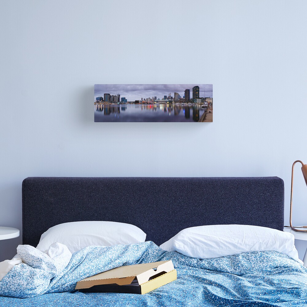 Docklands Evening, Melbourne, Victoria, Australia Canvas Print