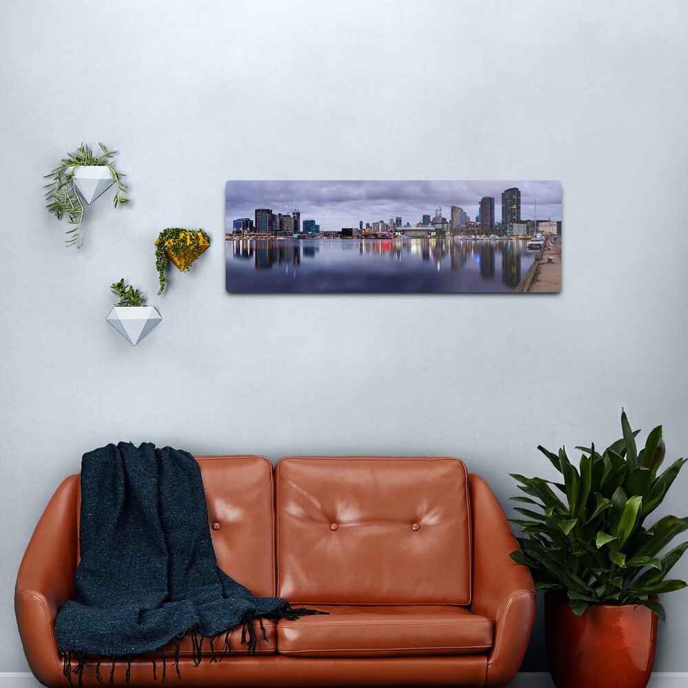 Docklands Evening, Melbourne, Victoria, Australia Metal Print