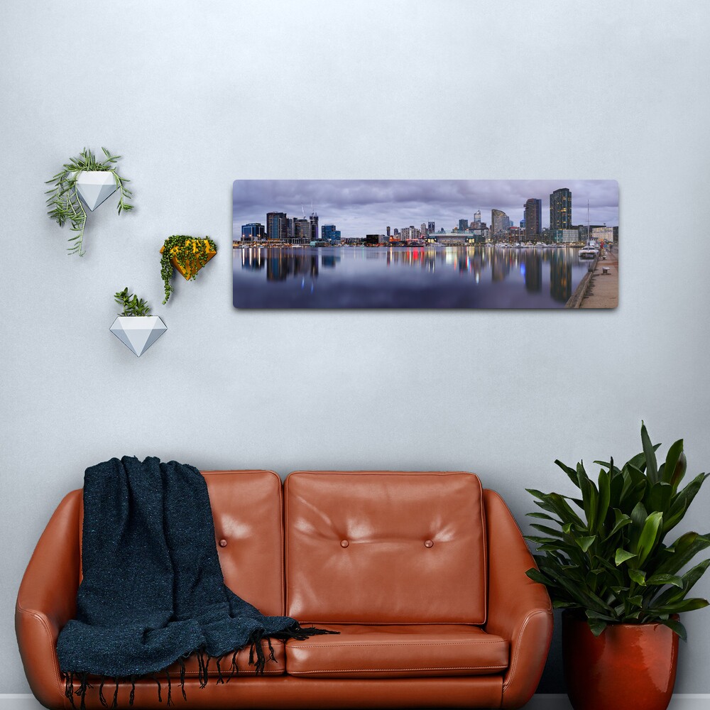 Docklands Evening, Melbourne, Victoria, Australia Metal Print