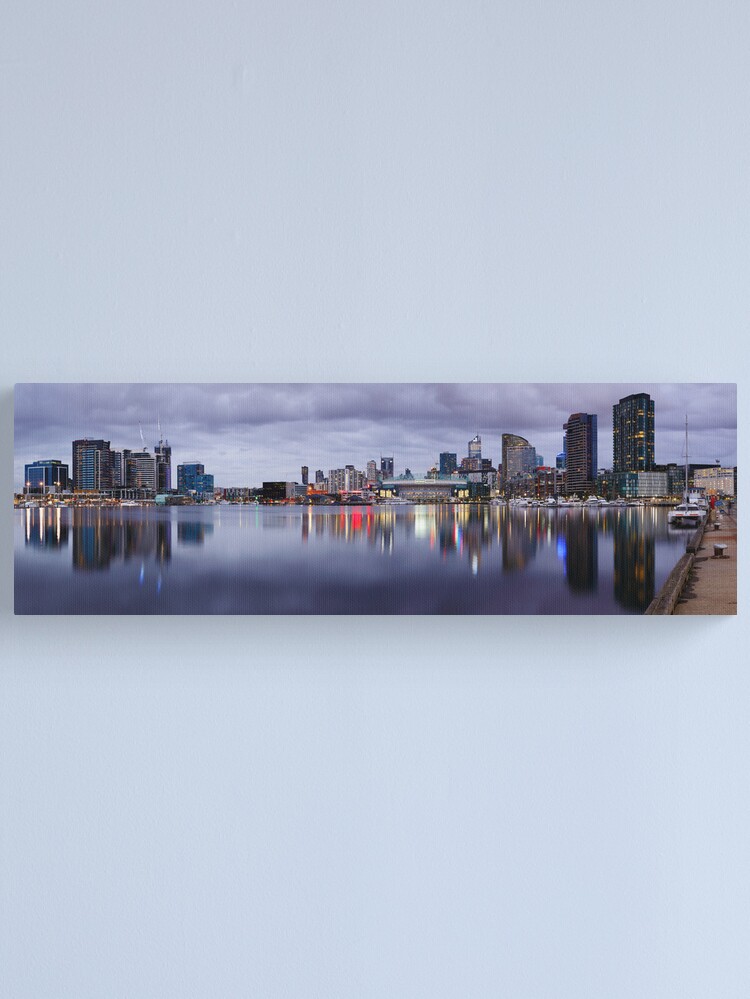 Alternate view of Docklands Evening, Melbourne, Victoria, Australia Canvas Print