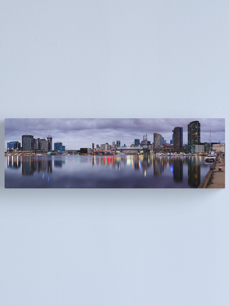 Alternate view of Docklands Evening, Melbourne, Victoria, Australia Canvas Print