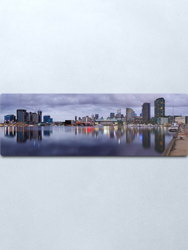 Alternate view of Docklands Evening, Melbourne, Victoria, Australia Metal Print