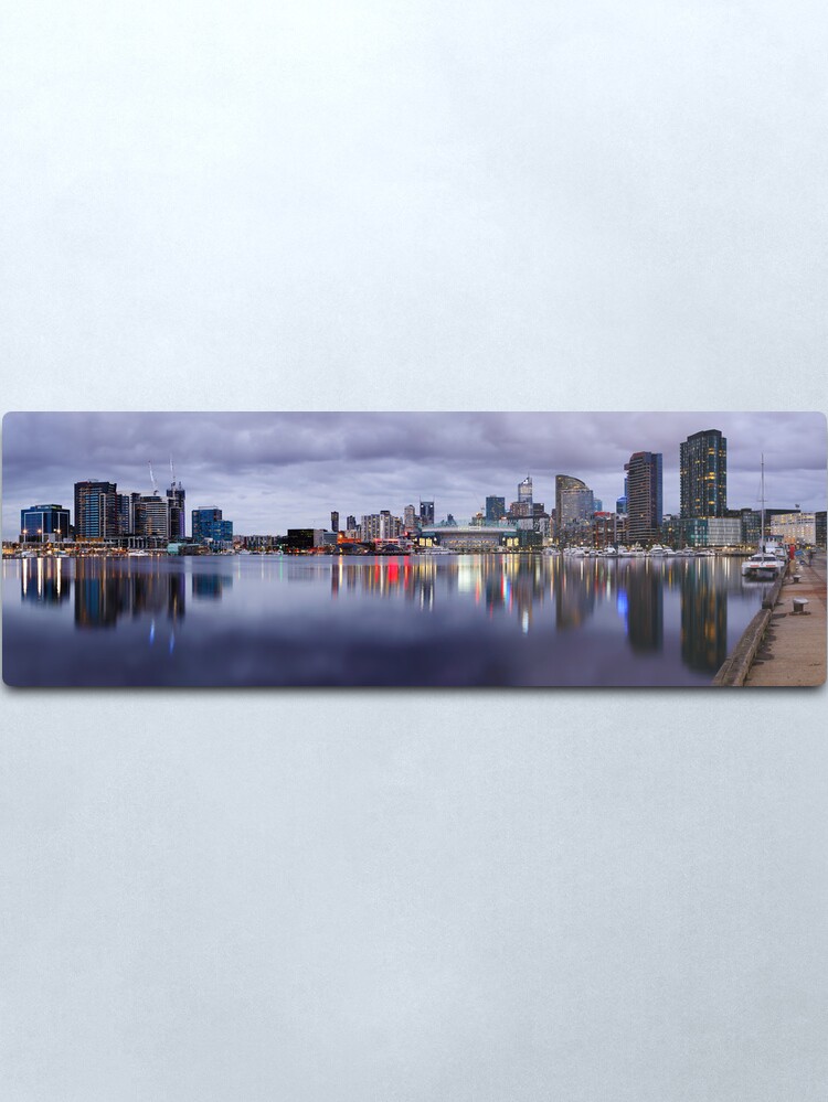 Alternate view of Docklands Evening, Melbourne, Victoria, Australia Metal Print