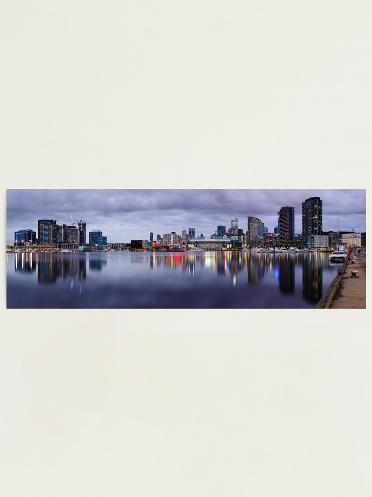 Alternate view of Docklands Evening, Melbourne, Victoria, Australia Photographic Print