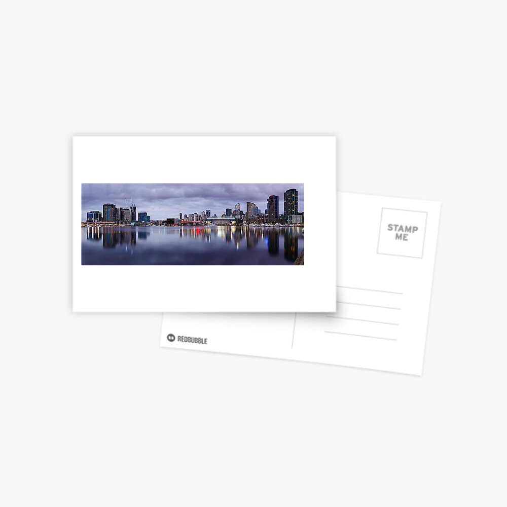 Docklands Evening, Melbourne, Victoria, Australia Postcard