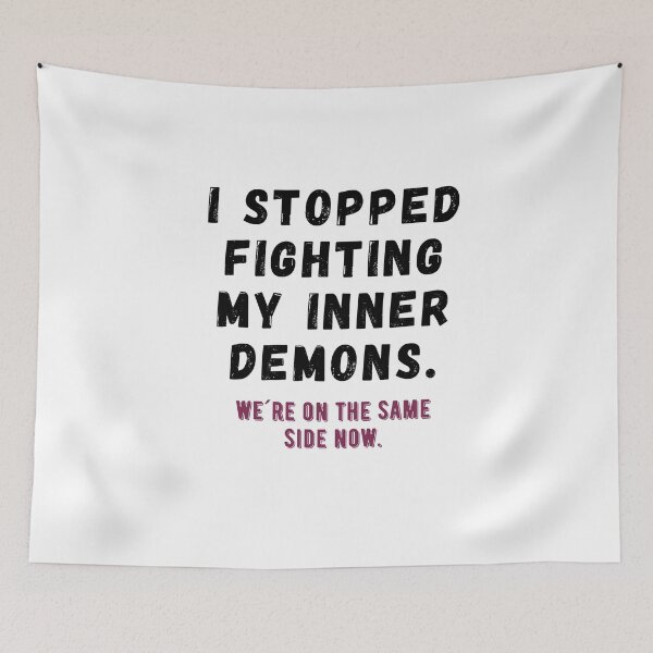 Item preview, I stopped fighting my inner demons designed and sold by Bam85.