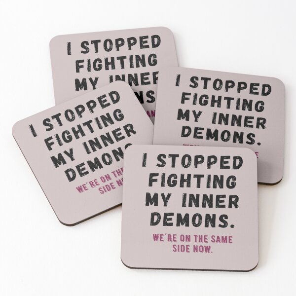 Item preview, I stopped fighting my inner demons designed and sold by Bam85.