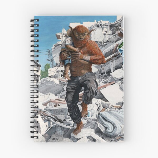 Item preview, Bugbear Hero Rescuing Child Fantasy Art designed and sold by HelmsArt.