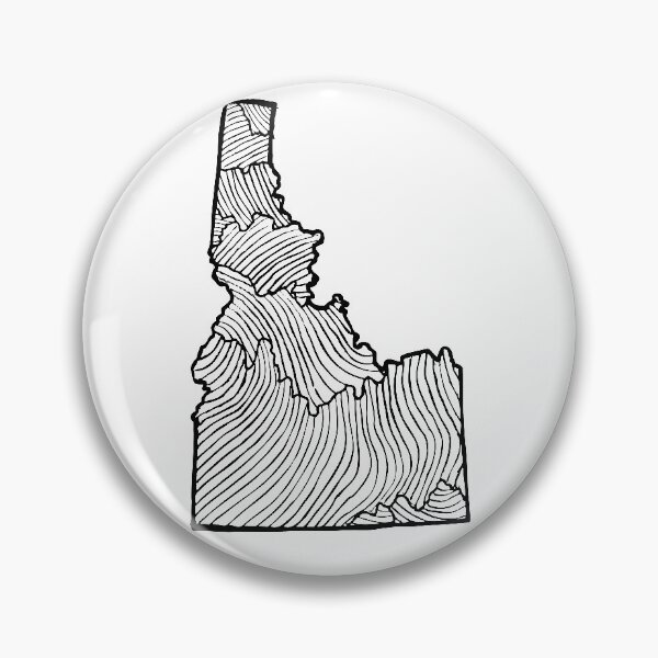 Item preview, Idaho Watershed Map designed and sold by NaomiFriend.