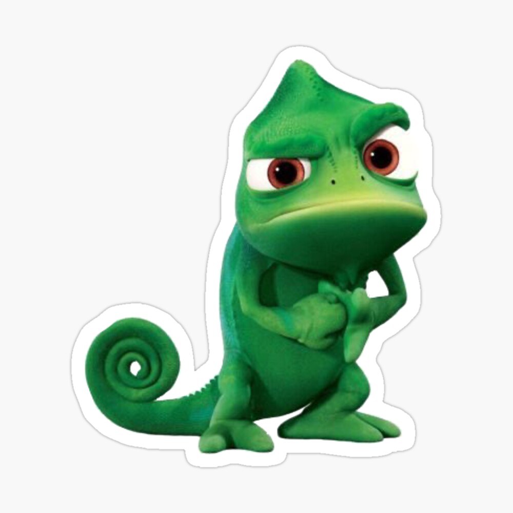 Pascal Sticker, Pascal Tangled Sticker, Grumpy Pascal Sticker, Tangled  Sticker, Tangled Pascal, Chameleon Sticker, Funny Pascal Sticker 