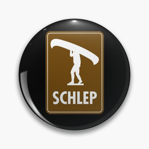 Item preview, Canoe Portage Schlep Brown Sign designed and sold by twHistory.
