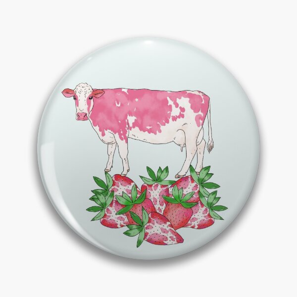 Item preview, Strawberry Cow designed and sold by okpinsArtDesign.