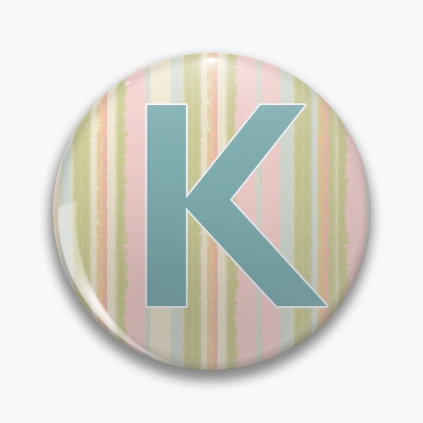 Item preview, The letter K in pastels designed and sold by digikim.