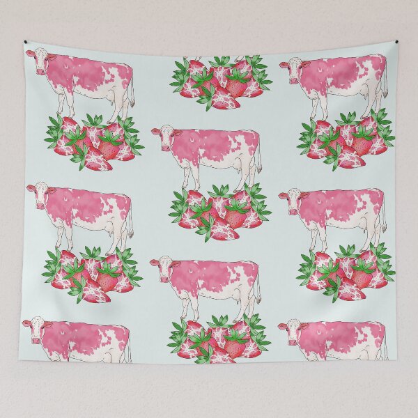 Item preview, Strawberry Cow designed and sold by okpinsArtDesign.