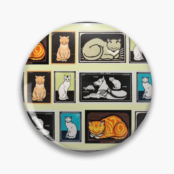 Item preview, Cats Stamps of Rijksmuseum  designed and sold by The Tilted Flamingo.