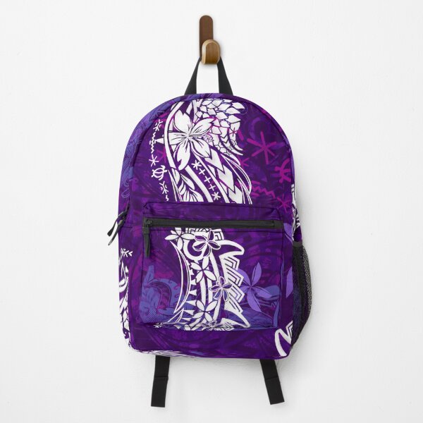 Polynesian Purple Rain Jungle Tribal Threads Backpack