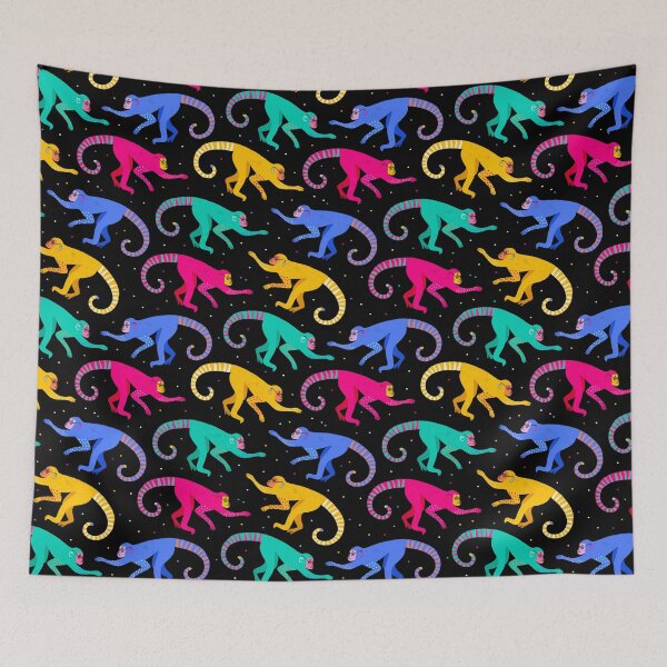 Item preview, colourful monkeys designed and sold by JuliaGosteva.