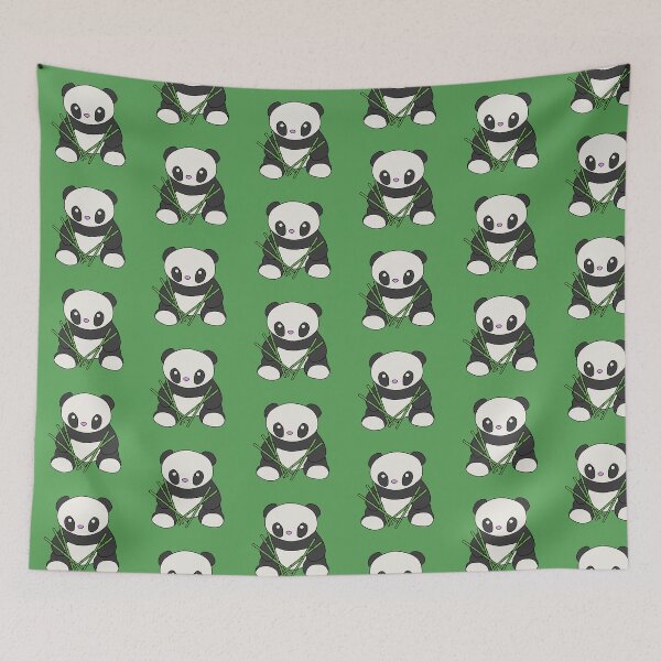 Item preview, Panda Bear Eating Banbu designed and sold by Viajamoslowcost.