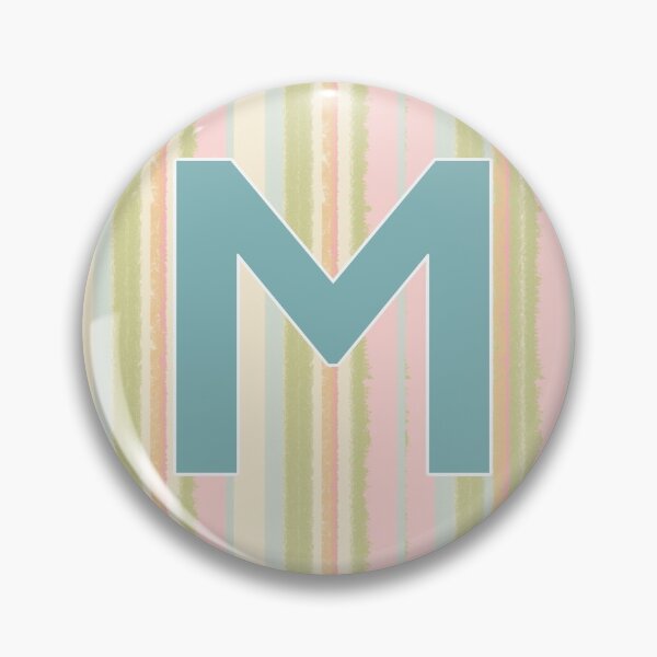 Item preview, The letter M in pastels designed and sold by digikim.