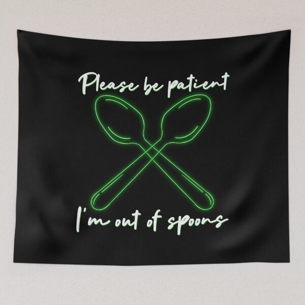 Item preview, Green Neon Out of Spoons designed and sold by Elle  Hazlett.