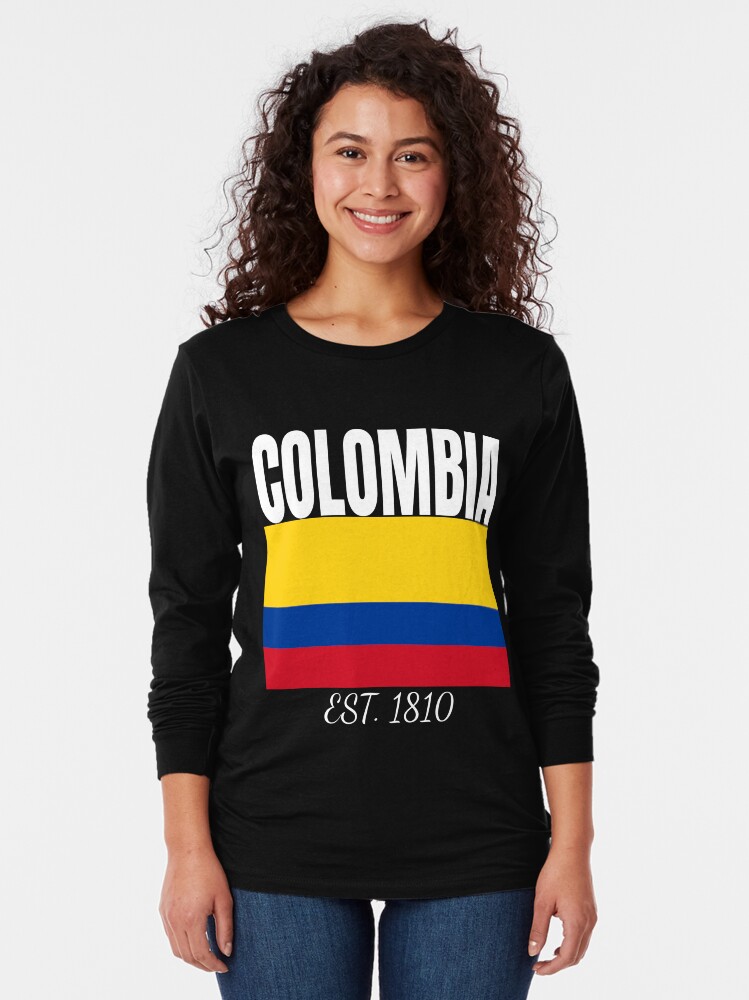&ldquo;Colombia EST. 1810 Colombian Flag T Shirt Merch&rdquo; T-shirt by PRINTS2HOT