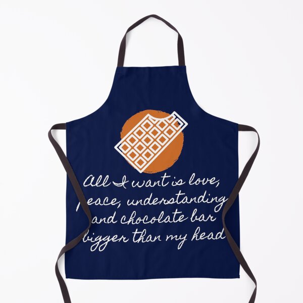 Item preview, All I want is Love, Peace & Chocolate designed and sold by Mochaprints.