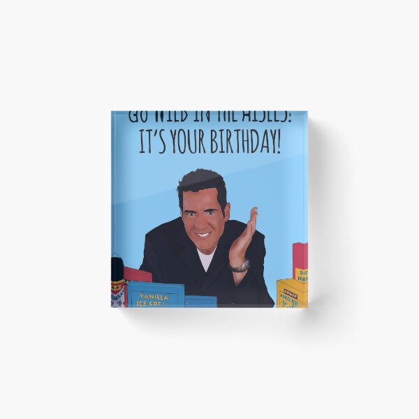 Item preview, Supermarket Sweep Birthday Card designed and sold by Sweetie Darling  Design.