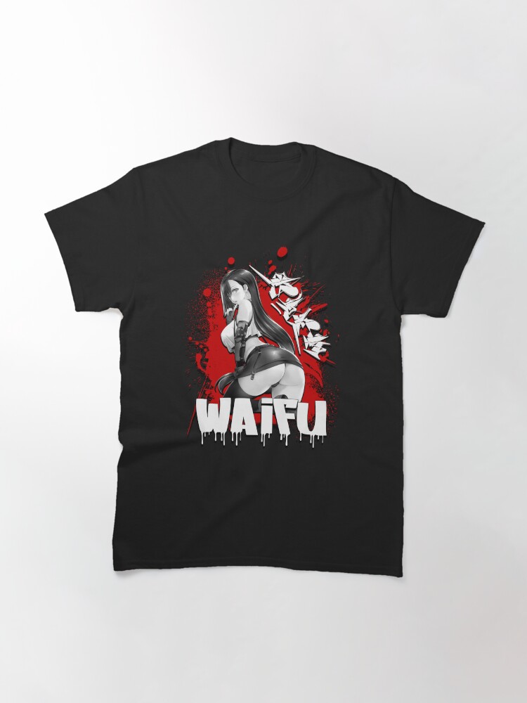 Alternate view of Tifa Lockhart Graffiti - FF7 Remake Classic T-Shirt