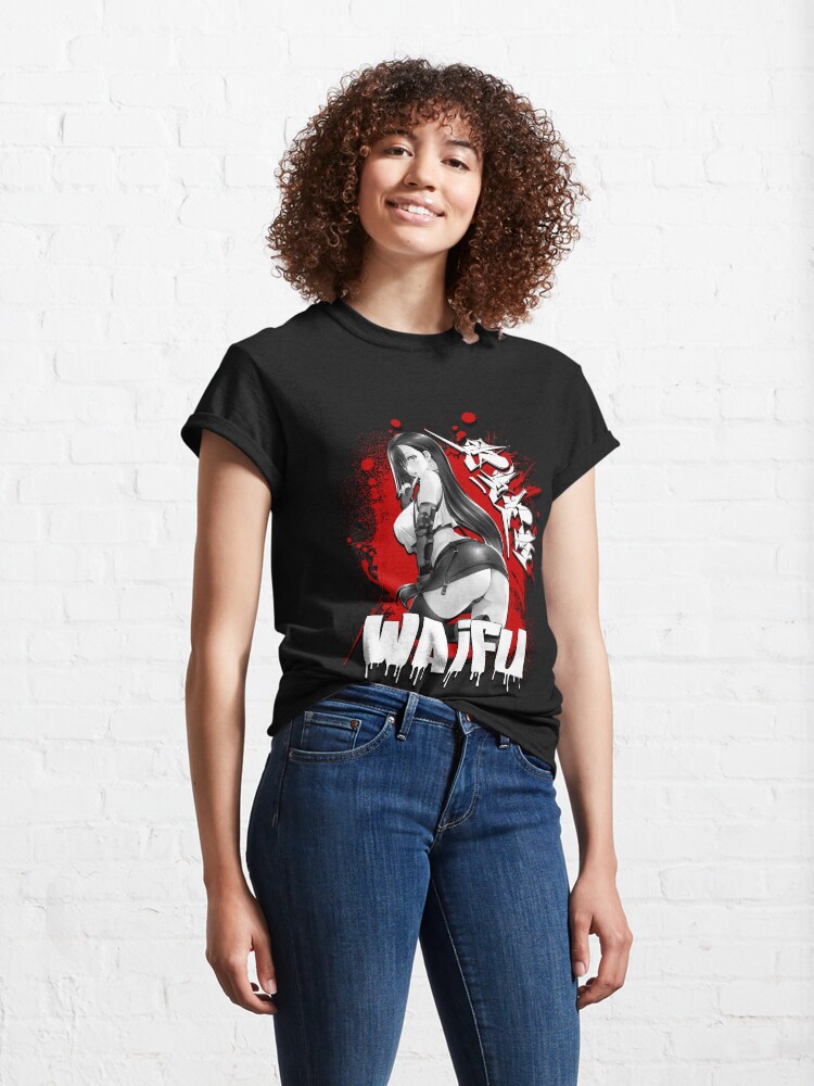 Alternate view of Tifa Lockhart Graffiti - FF7 Remake Classic T-Shirt