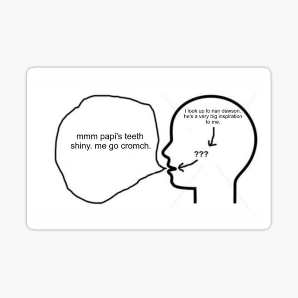 "Rian Dawson All Time Low Meme" Sticker for Sale by holleh03 Redbubble