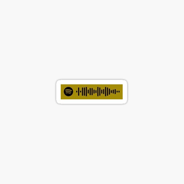 505 código de Spotify Pegatina