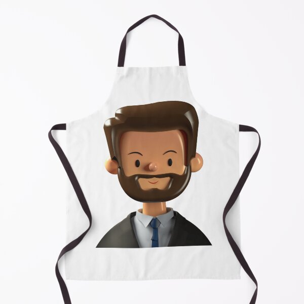 Item preview, Funny full bearded dark brown man Peter designed and sold by MHerzel.