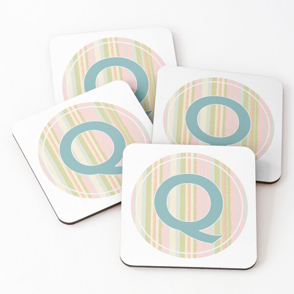 Item preview, The letter Q in pastels designed and sold by digikim.