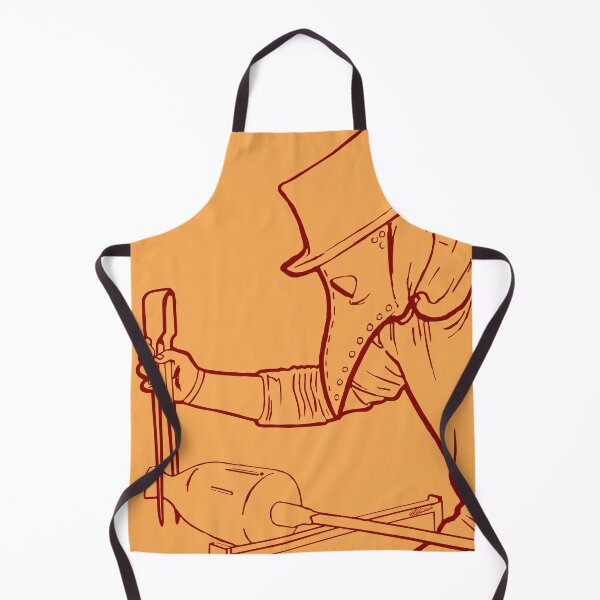 Plague Gaffer - Red/Orange Apron