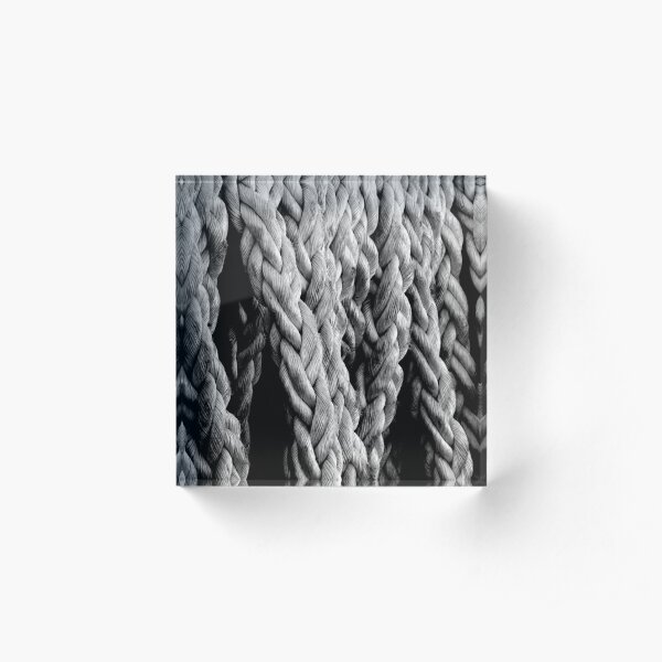 Rope Acrylic Block