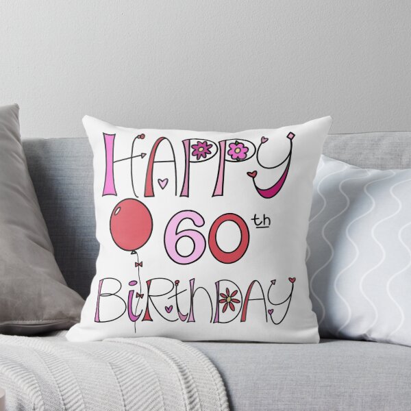 Item preview, Happy 60th Birthday Colorful Doodle Art designed and sold by zanydoodles.