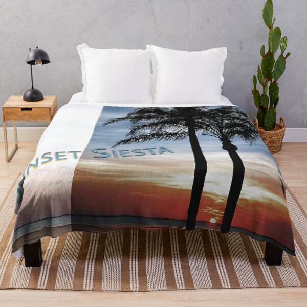 Item preview, Siesta Sunset Palm TreeTropical Beach designed and sold by GuitarZan's.