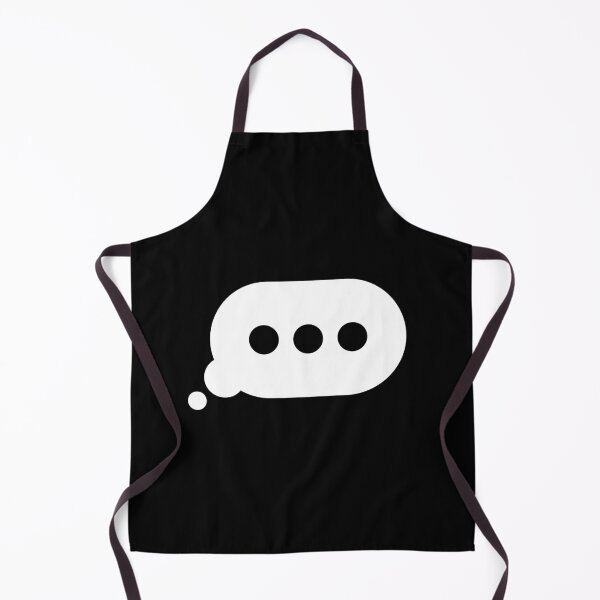Item preview, Ellipsis Chat Bubble - White designed and sold by EelPopShop.