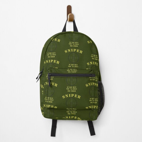 Item preview, sniper,if you run you will only die tired-army men designed and sold by Mohammed Jamal.